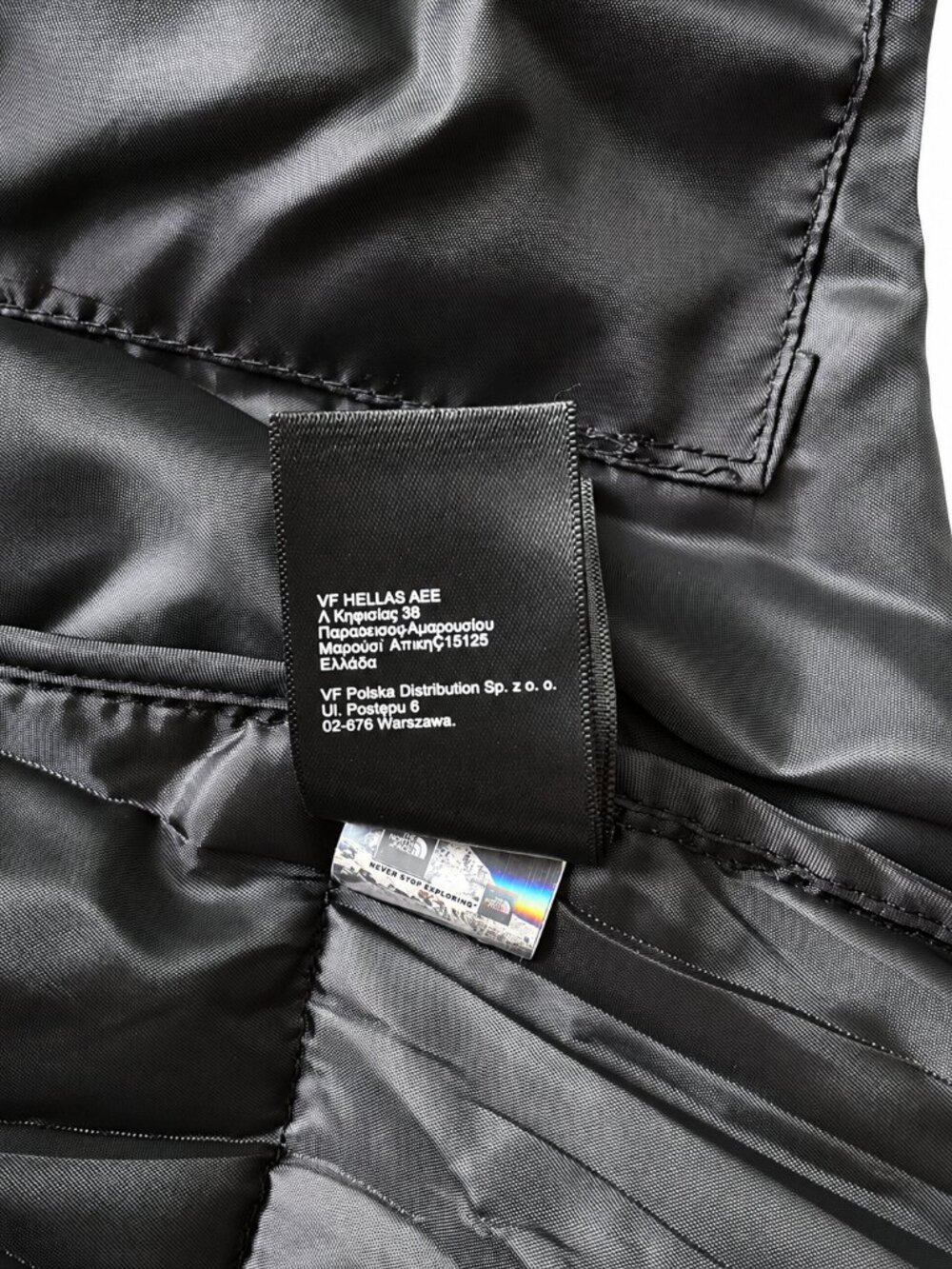 The North Face 700 Down Hooded Puffer Jacket Navy Black Men L NWT - Picture 5 of 7